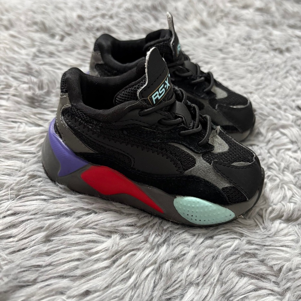 Puma Black Skip On Sneakers Toddler Unisex 4c